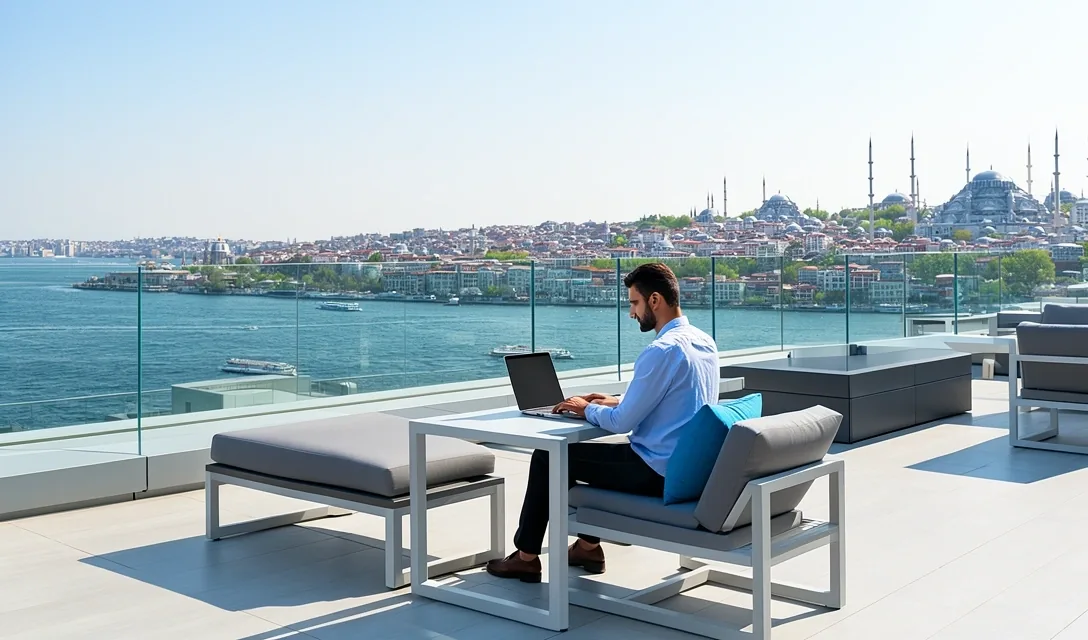 Istanbul'da çalışan profesyonel